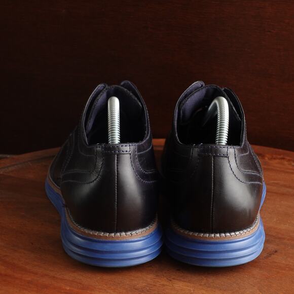 Cole Haan Oxfords Mens SZ 9.5M Blue Leather Wingtip Business Casual Shoes C35627 main image 10